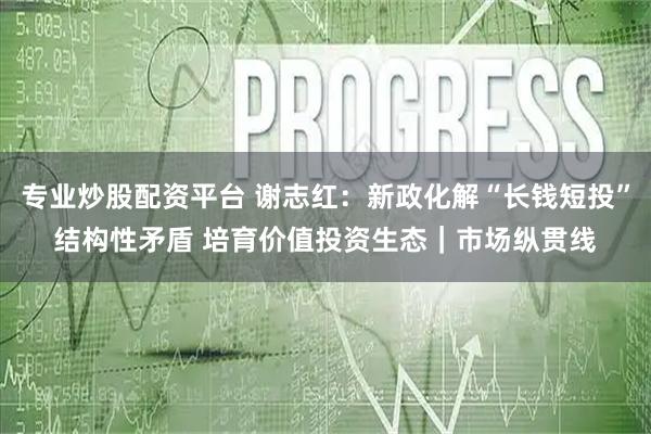 专业炒股配资平台 谢志红：新政化解“长钱短投”结构性矛盾 培育价值投资生态｜市场纵贯线