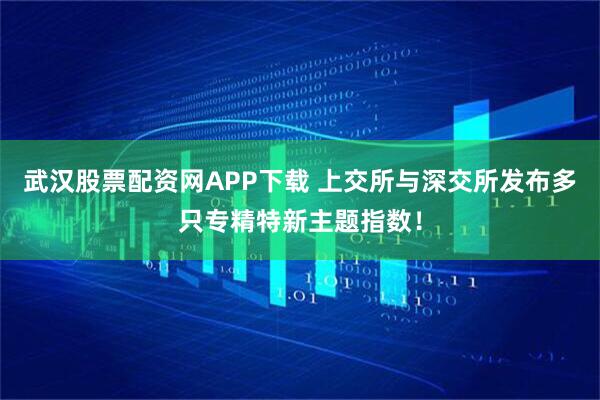 武汉股票配资网APP下载 上交所与深交所发布多只专精特新主题指数！