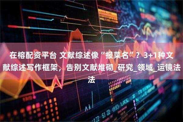 在榕配资平台 文献综述像“报菜名”？3+1种文献综述写作框架，告别文献堆砌_研究_领域_运镜法